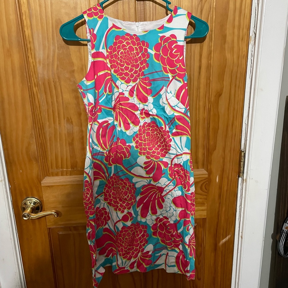 London times floral bright dress